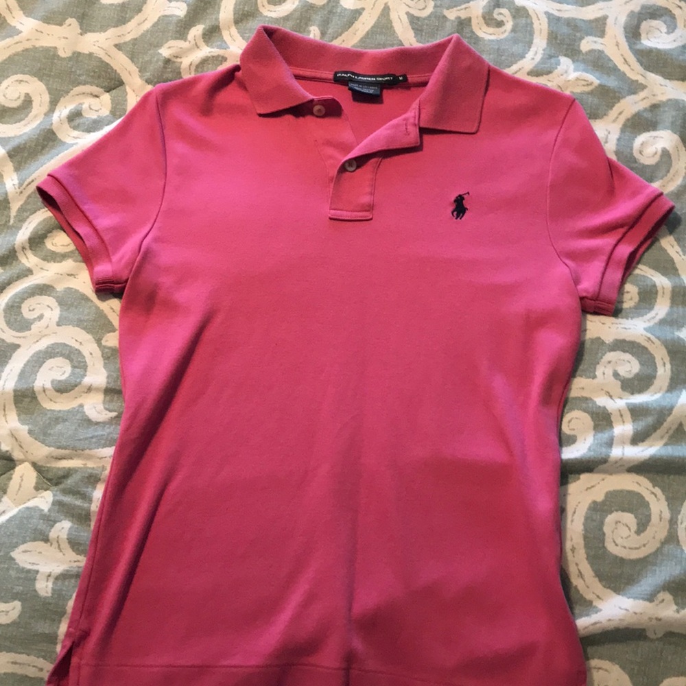 Pink polo